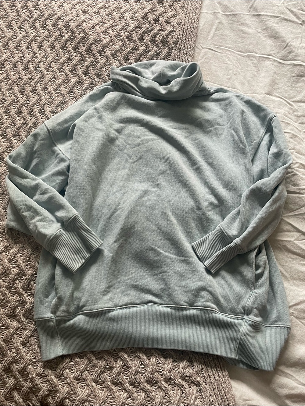 aerie Light blue Crewneck Sweatshirt